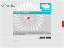 Tablet Screenshot of cosmita.com